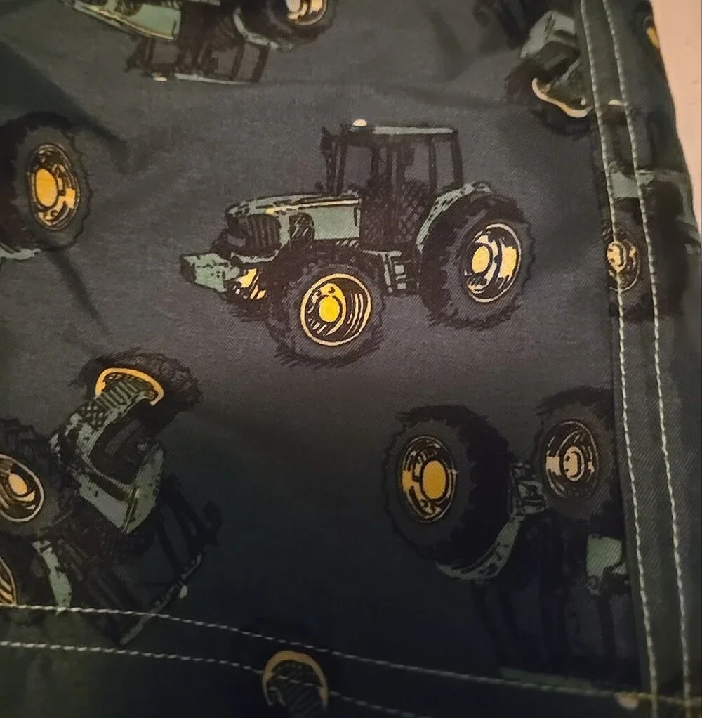 John Deere Boys Tractor Print Swim Shorts